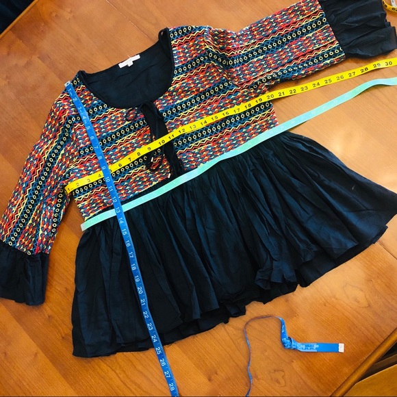 Easel Cottage-Core style front tier cardigan Med - Picture 6 of 9